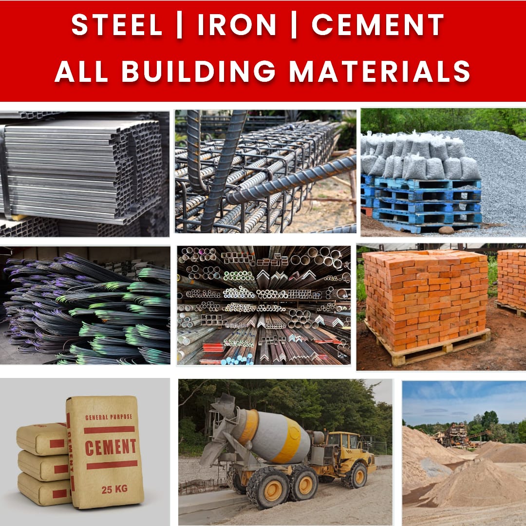 STEEL | IRON | CEMENT | ALL BUILDING MATERIALS