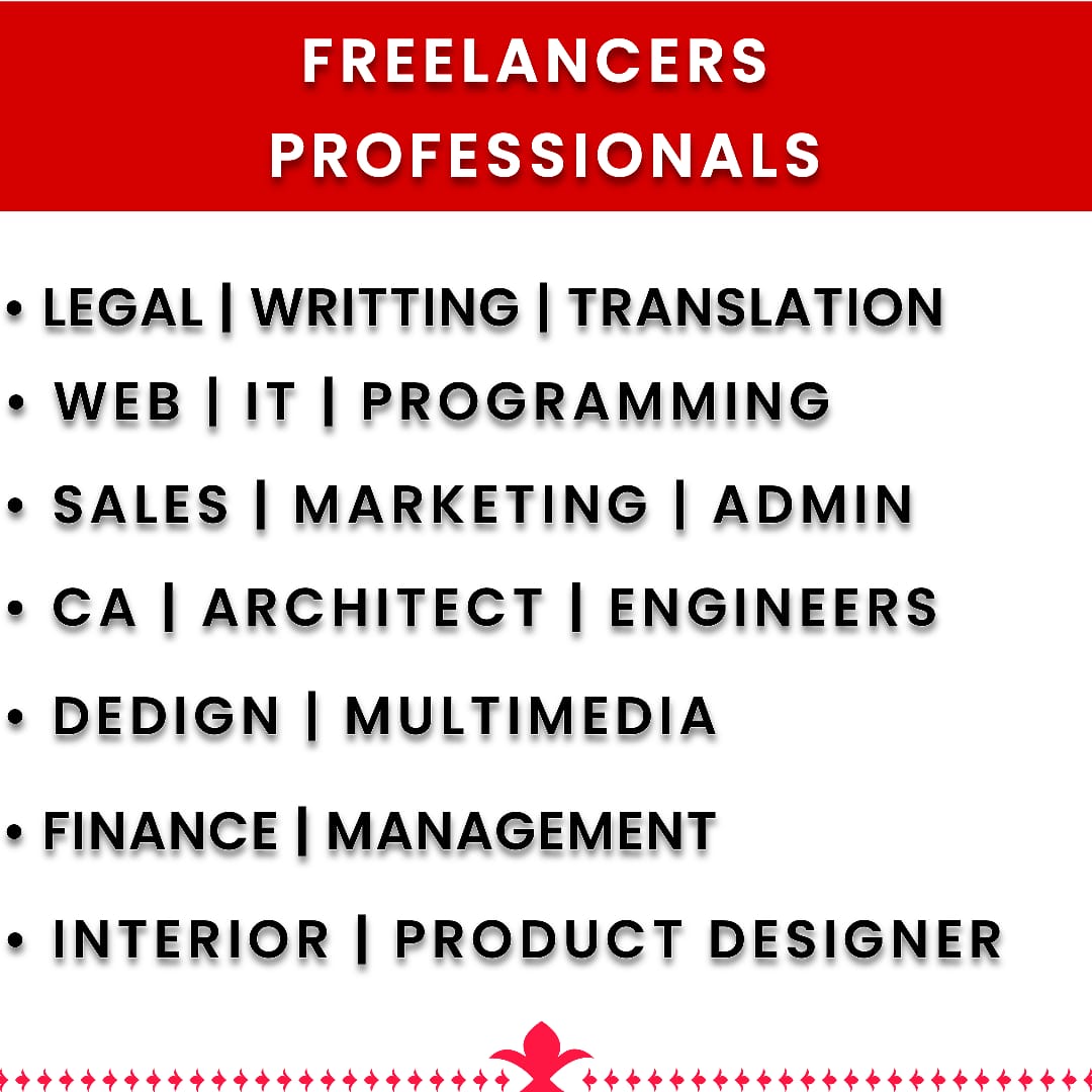 FREELANCERS | PROFESSIONALS